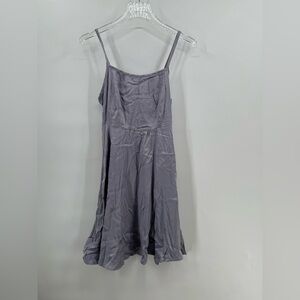 Anthropologie short gray cami dress‎ size small